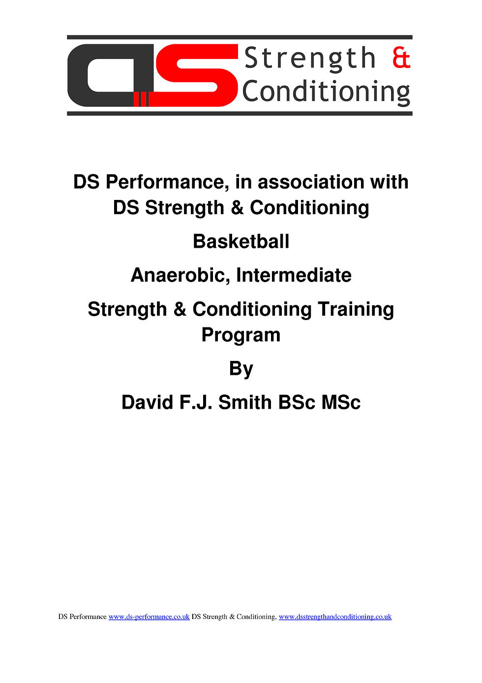 Thumbnail: Basketball Anaerobic Intermediate Training Programme