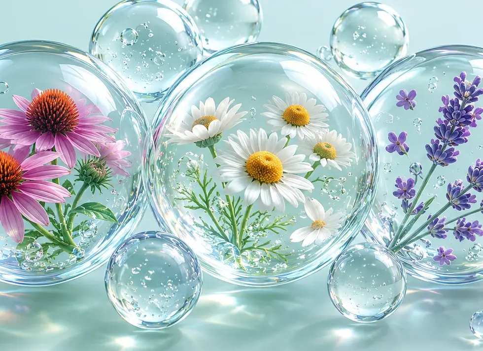 fiori-lenitivi-camomilla-lavanda-echinacea-olinorm-olinorm-prodotti-sintomi-secchezza-atrofia-bruciore-prurito-intimo-vaginale-olinorm-prodotti-benessere-intimo-femminile-donne-menopausa-gravidanza-discomfort-intimo-sessuale
