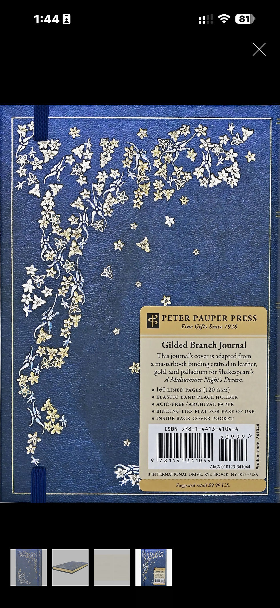 Thumbnail: Journal | Gilded Branch