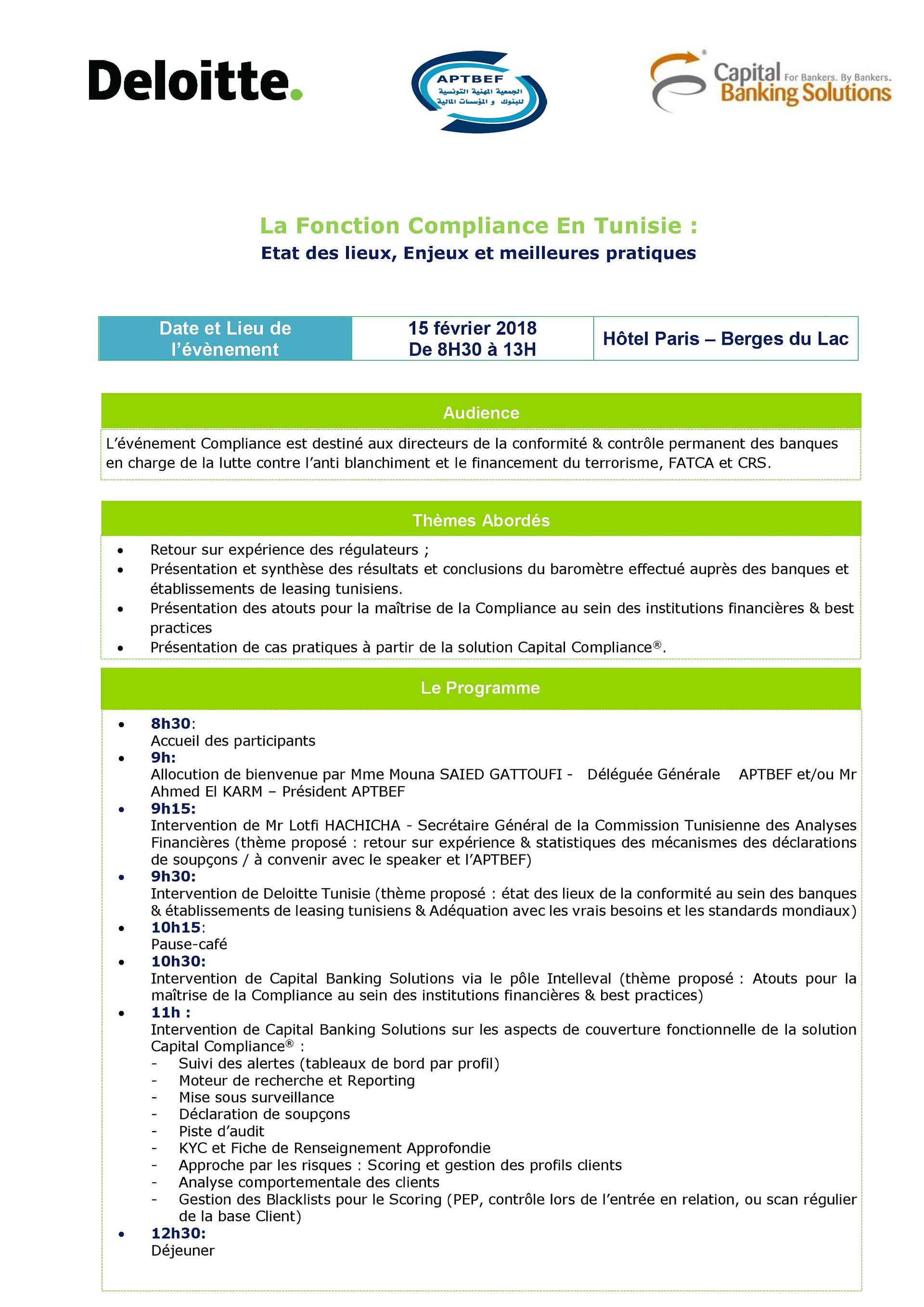 Programme Conférence