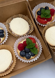 Fruit Tartlets and Alfajores