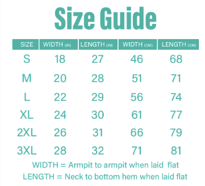 Thumbnail: Gildan 6400 Softstyle Unisex Tshirt Size Guide | Drum Arts