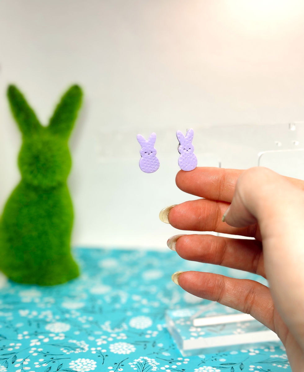 Thumbnail: Peeps Bunny Studs