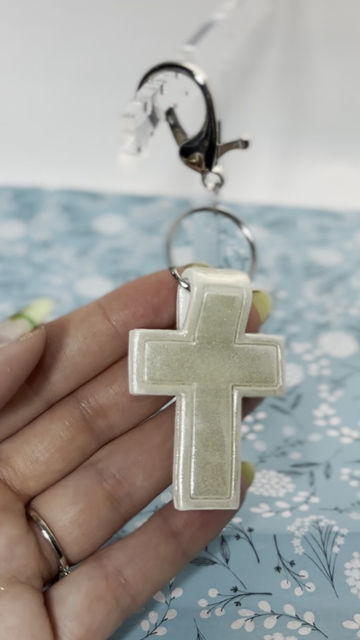 Thumbnail: Cross keychain 