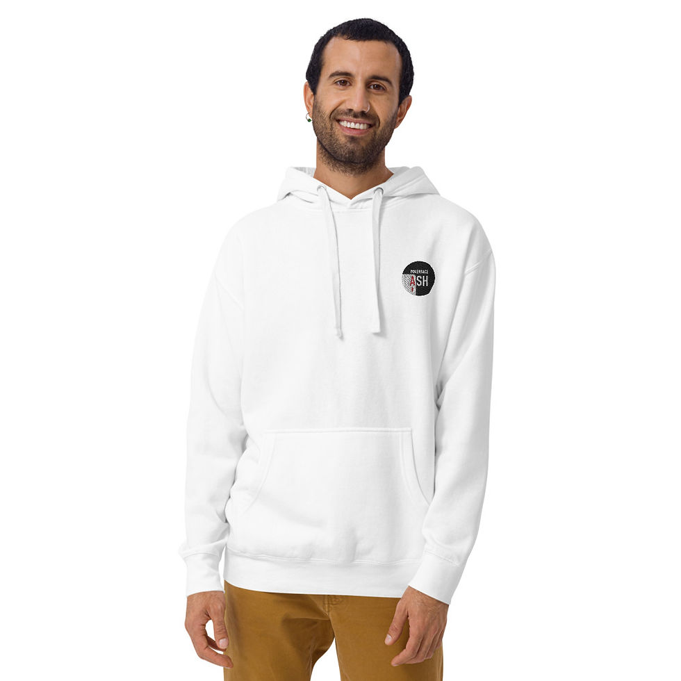 Thumbnail: Embroidered Pokerface Ash - Unisex Hoodie