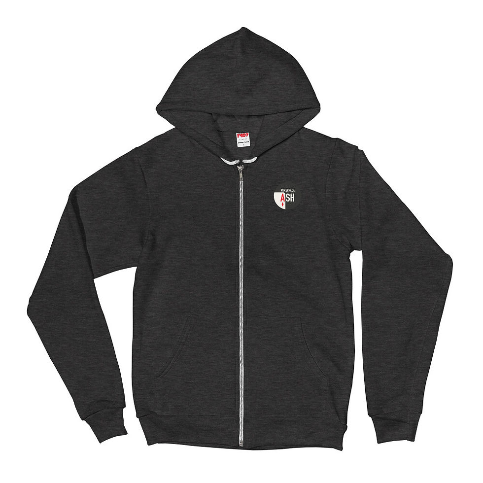 Thumbnail: Pokerface Ash Zip-Up Hoodie 