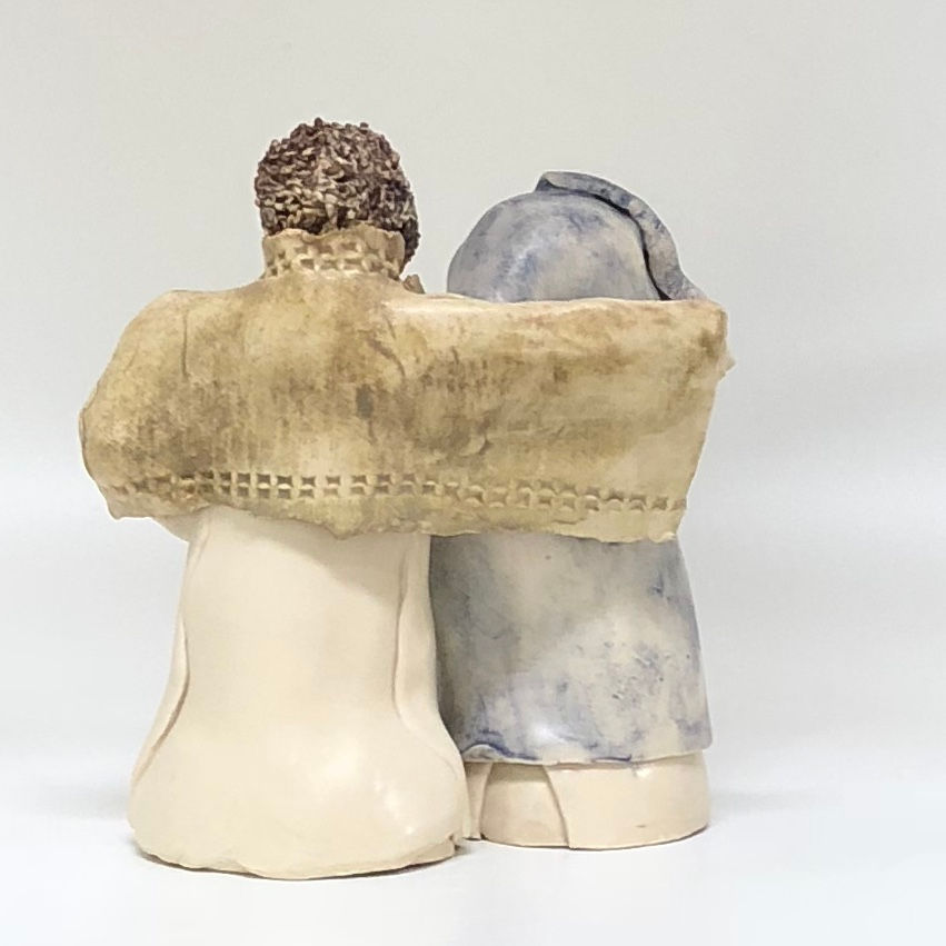 Mary Joseph and Baby Jesus 3 back view