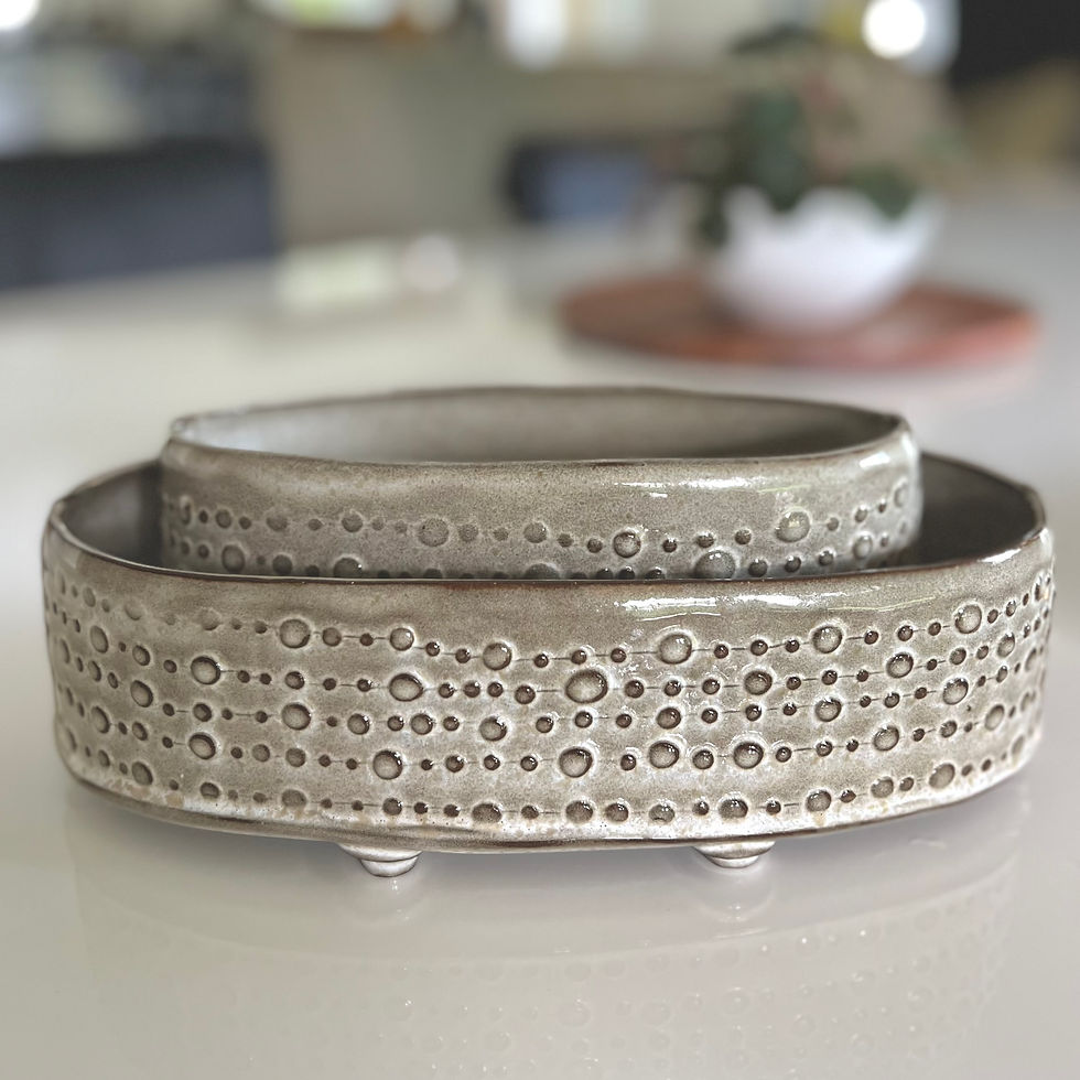 Thumbnail: String of Pearl Footed Dish