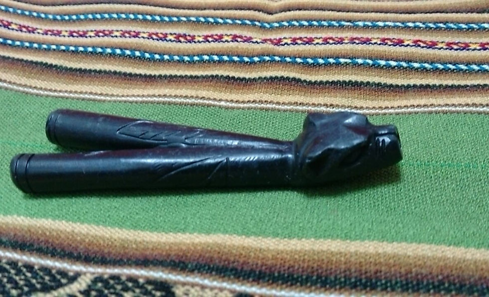 Rapei Stone Double Snuff Tube