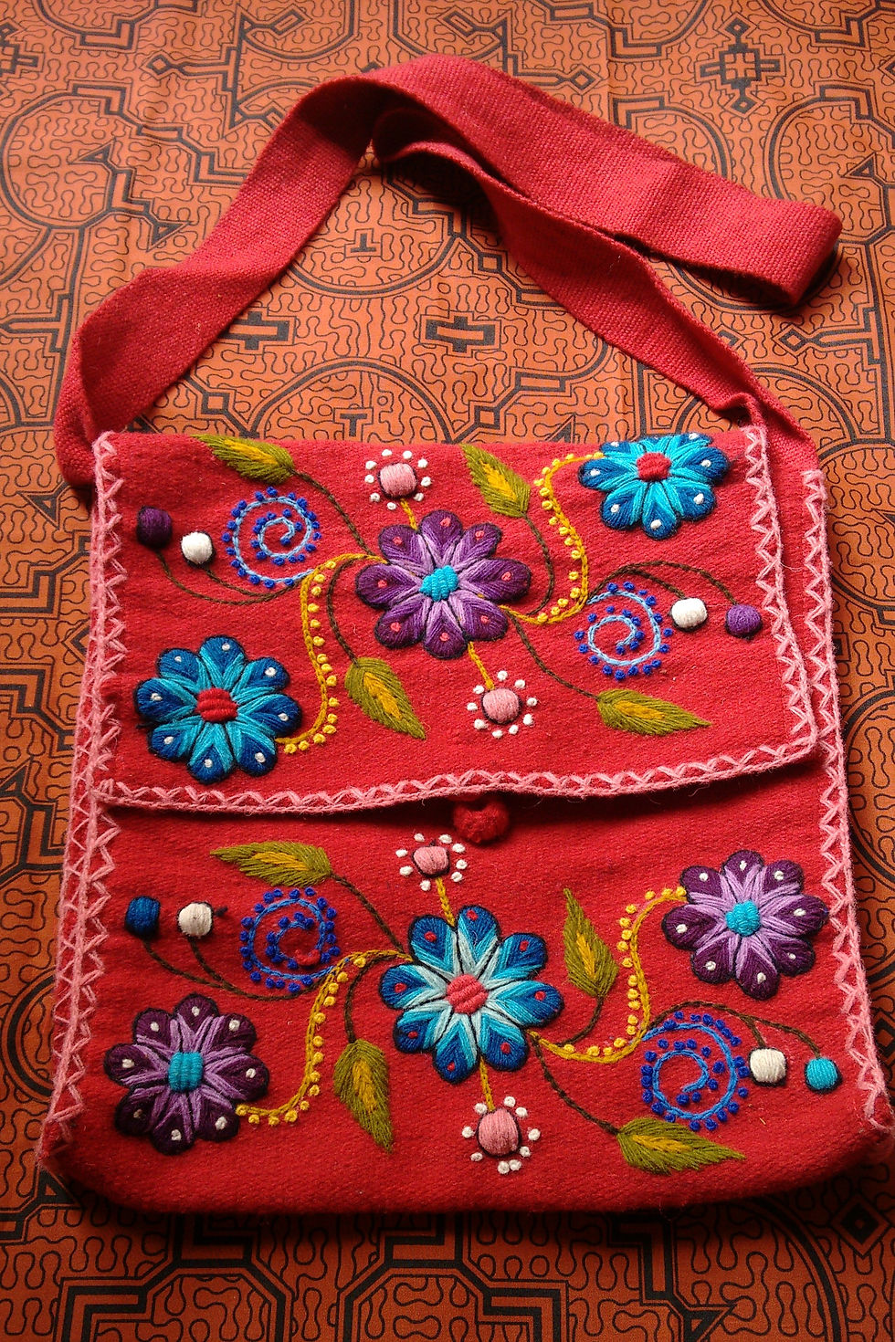 Purse/Bag Andean Floral Design