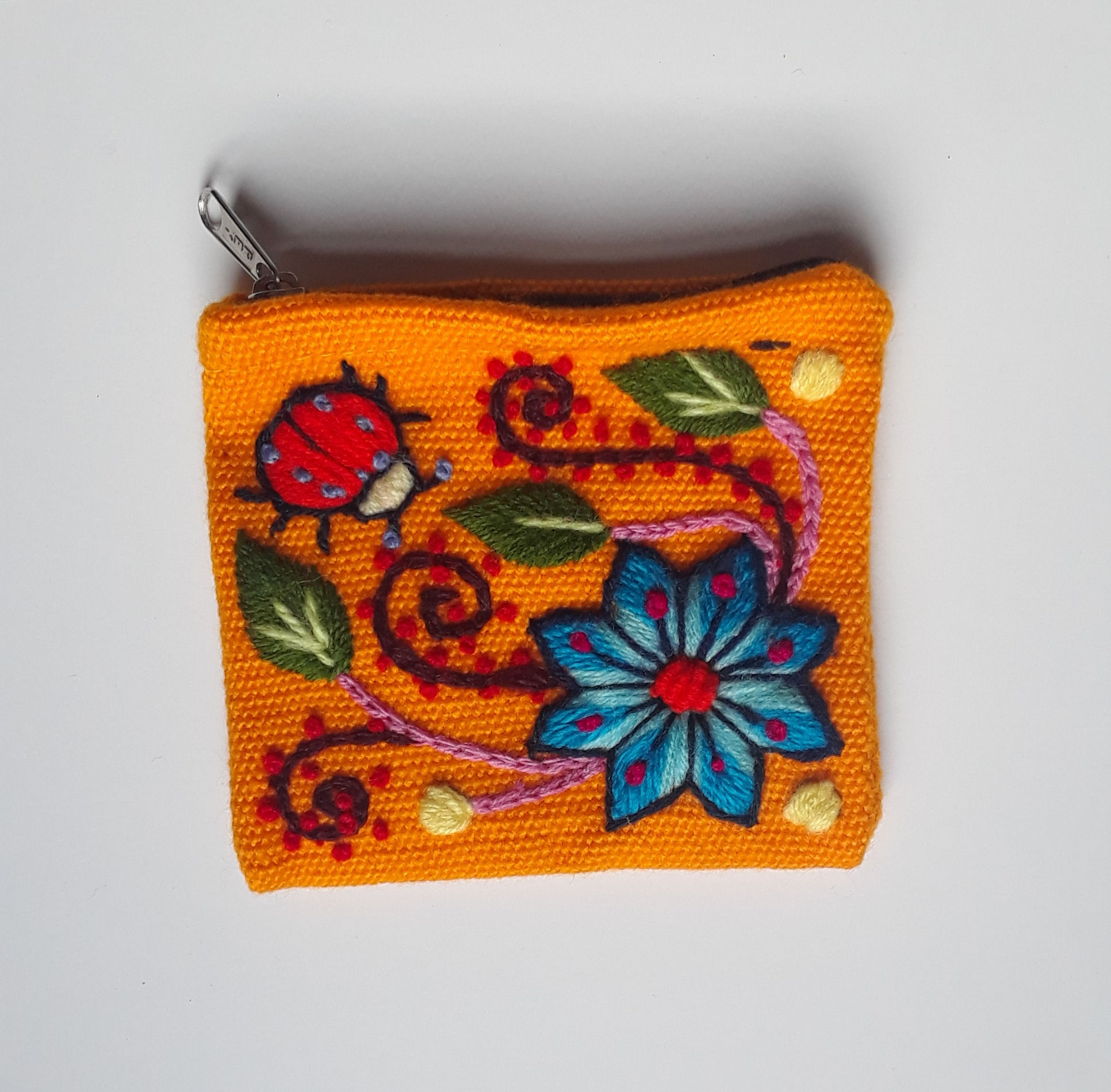 Coin Purse - Andean Floral Design