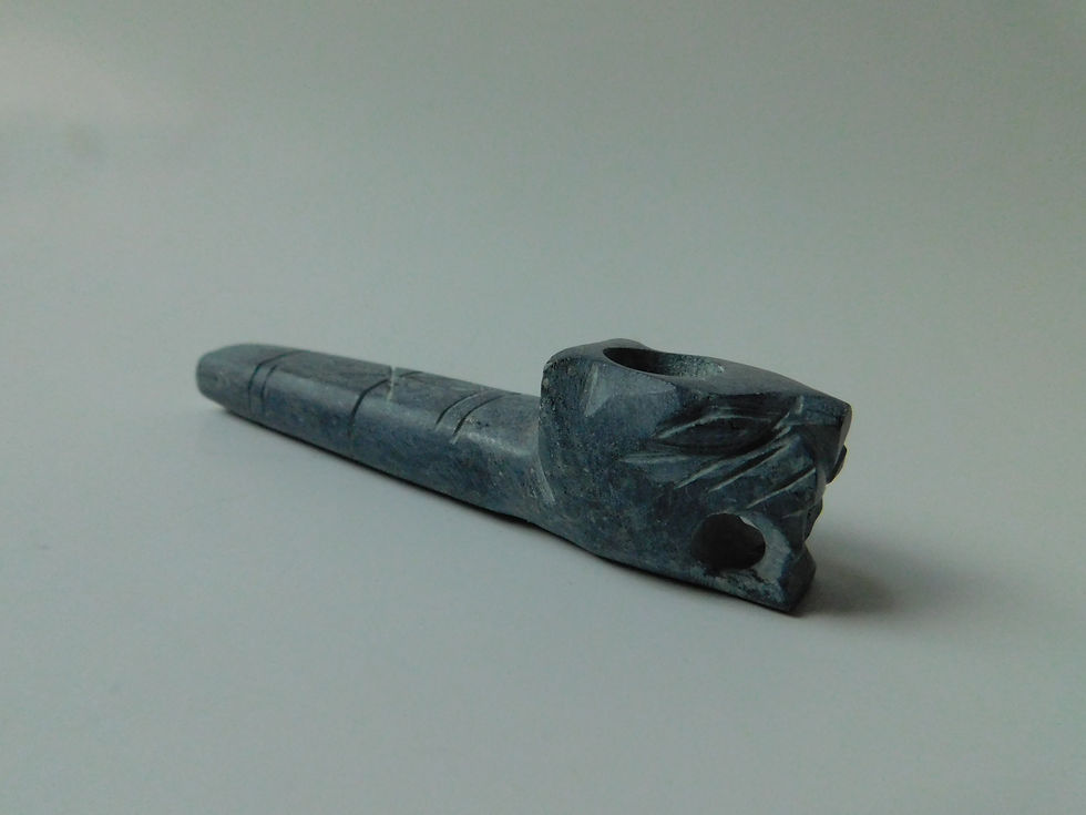 Thumbnail: Rapei Stone Snuff Tube