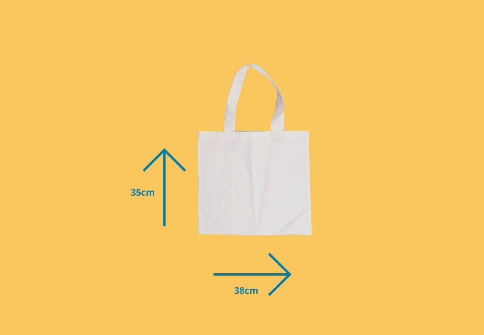 Miniatura: Ecobag - Algodão Crú