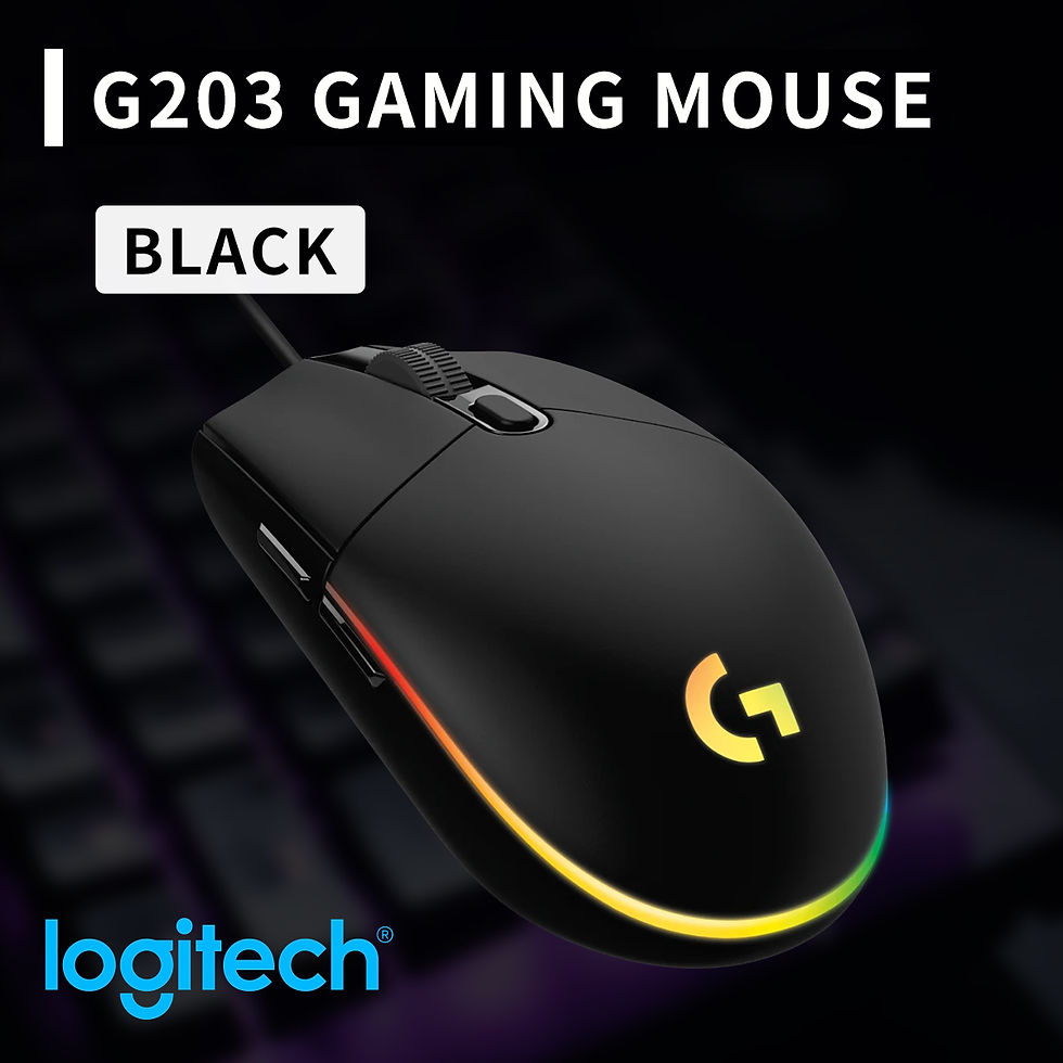 Thumbnail: Logitech G203 / G102 Wired Gaming Mouse — Stable Connection & No Lag