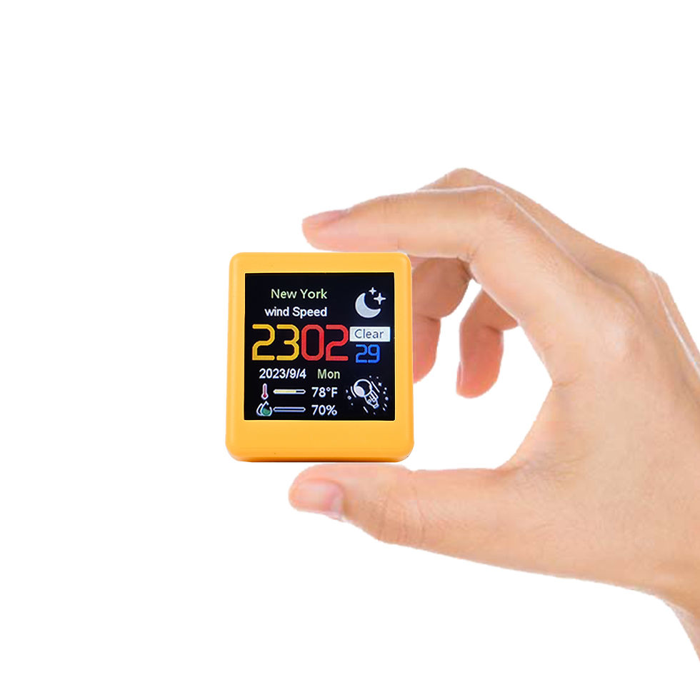 Thumbnail: Smart Weather Clock & Electronic Photo Album — WiFi Animation Display