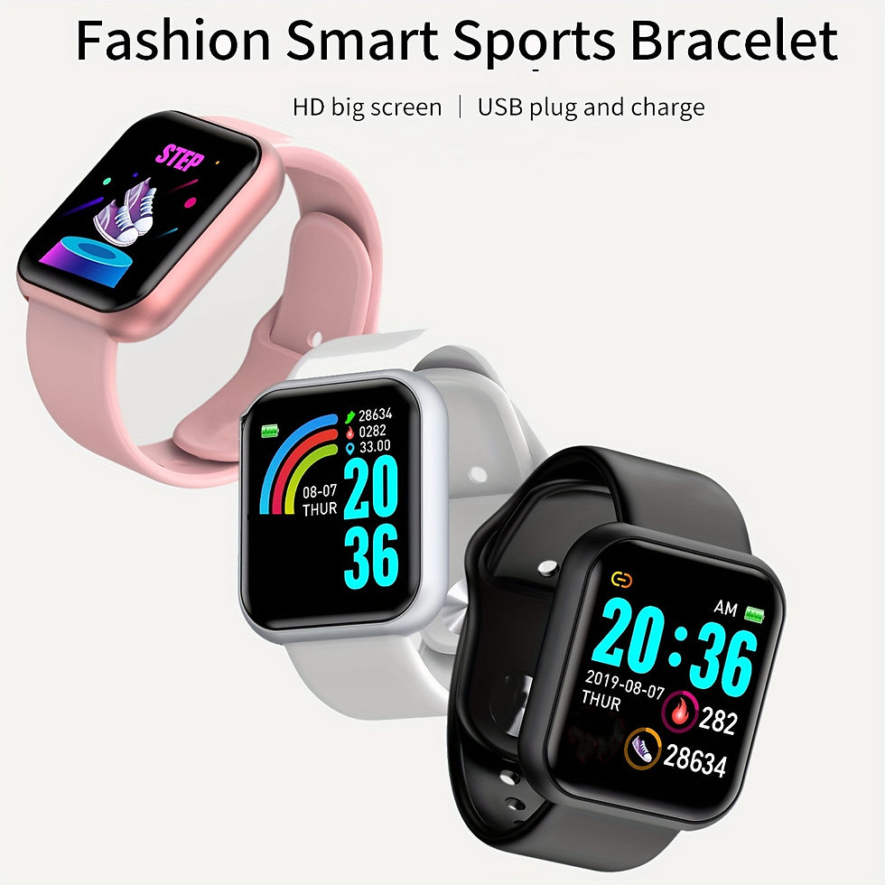 Thumbnail: Multifunctional Smart Watch Men Women Bluetooth Connected Phone Music Player Fit