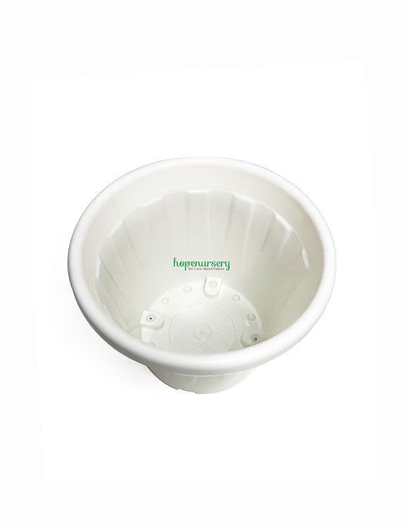 Thumbnail: 12 inch Nursery Planter White (Pack of 5)