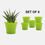 Thumbnail: Chick Planter 6inch Set Of 6 Pots