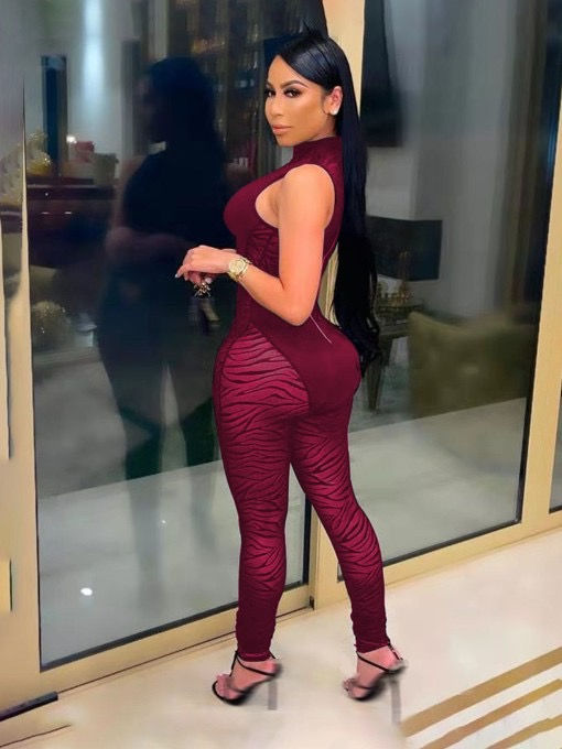 Thumbnail: Animal Print Jumpsuit 