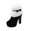 Thumbnail:  Faux Fur Ankle Chunky Heel Boots 