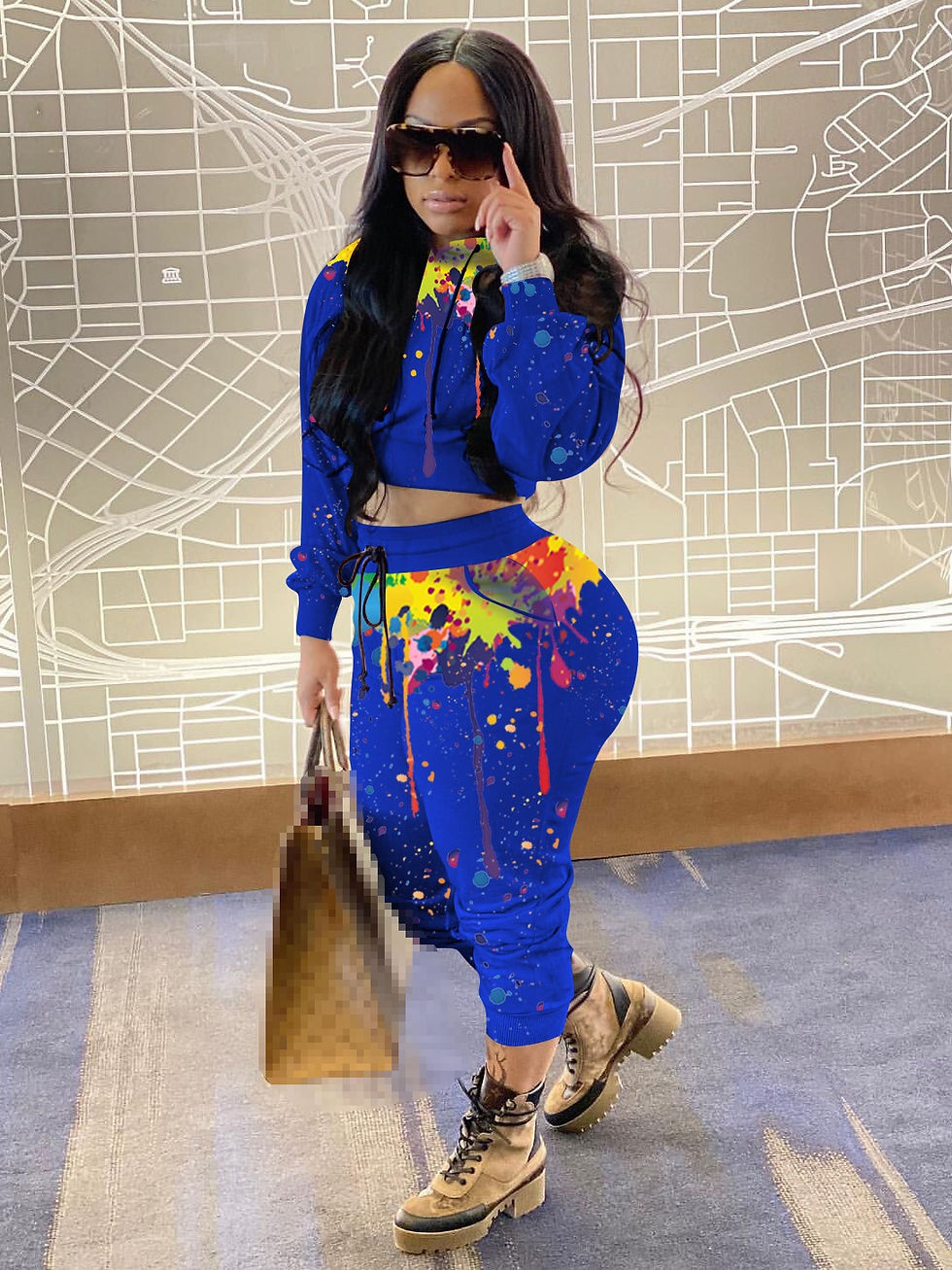 Thumbnail: Splash Me Casual Track Suit