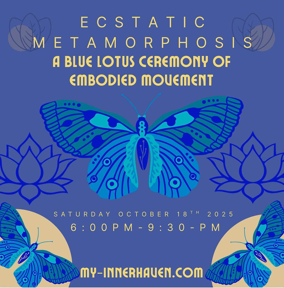 Ecstatic Metamorphosis: A Blue Lotus Ceremony of Embodied Movement