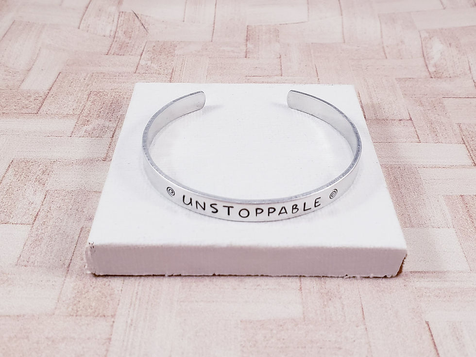 Thumbnail: aluminum cuff bracelet, shopjewelrybyjo