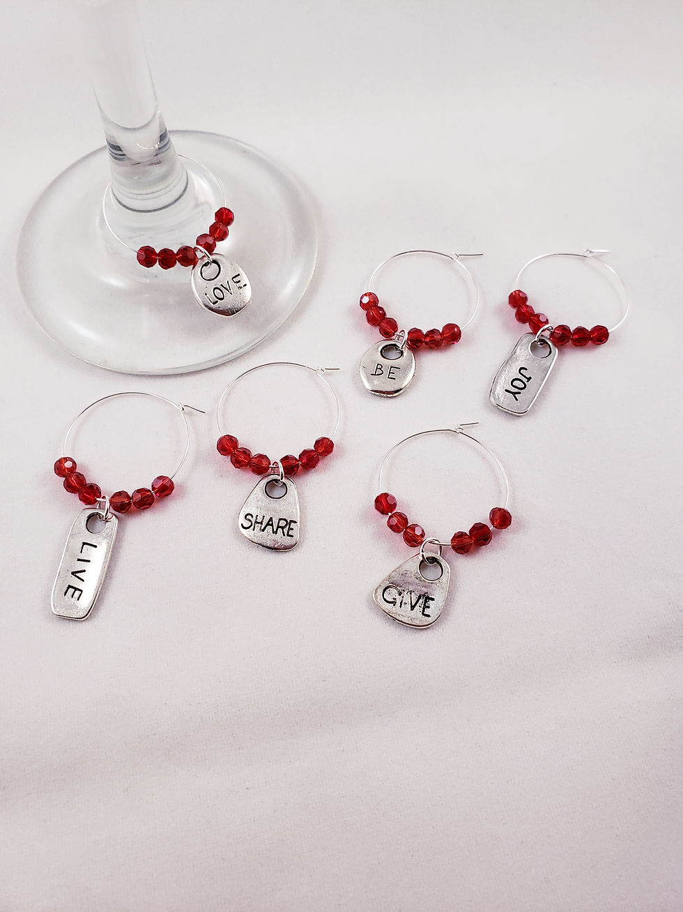 Thumbnail: RESERVED for Catherine, Sea Life Turtle Bangle Bracelet, 2 sets of Wine Charms