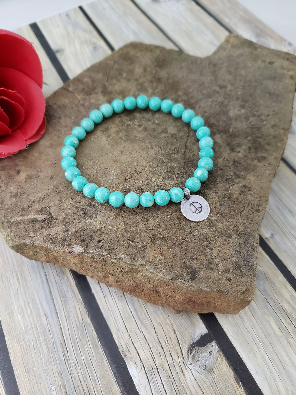 Thumbnail: sexual assault awareness stretch bracelet