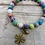 Thumbnail: Jasper Beaded Stretch Bracelet with Four Leaf Clover Charm