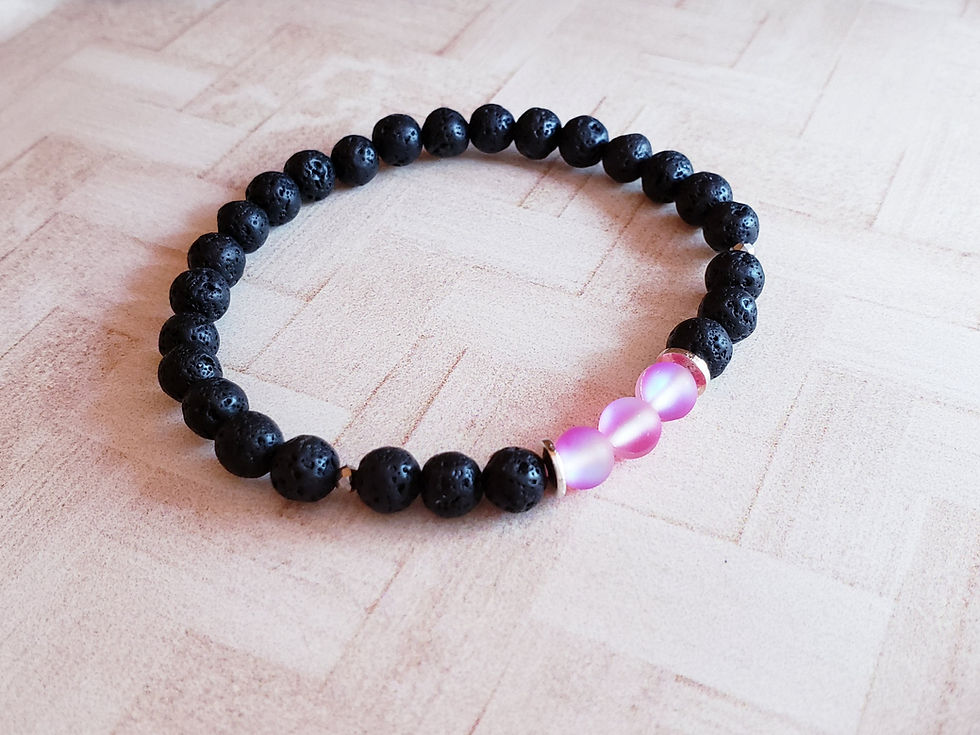 Thumbnail: lava stone bracelet