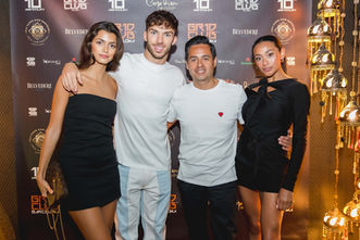 Pierre Gasly with Tara Ramos at the GR1D CLUB Barcelona