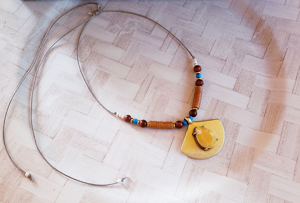 upcycled fall jewelry