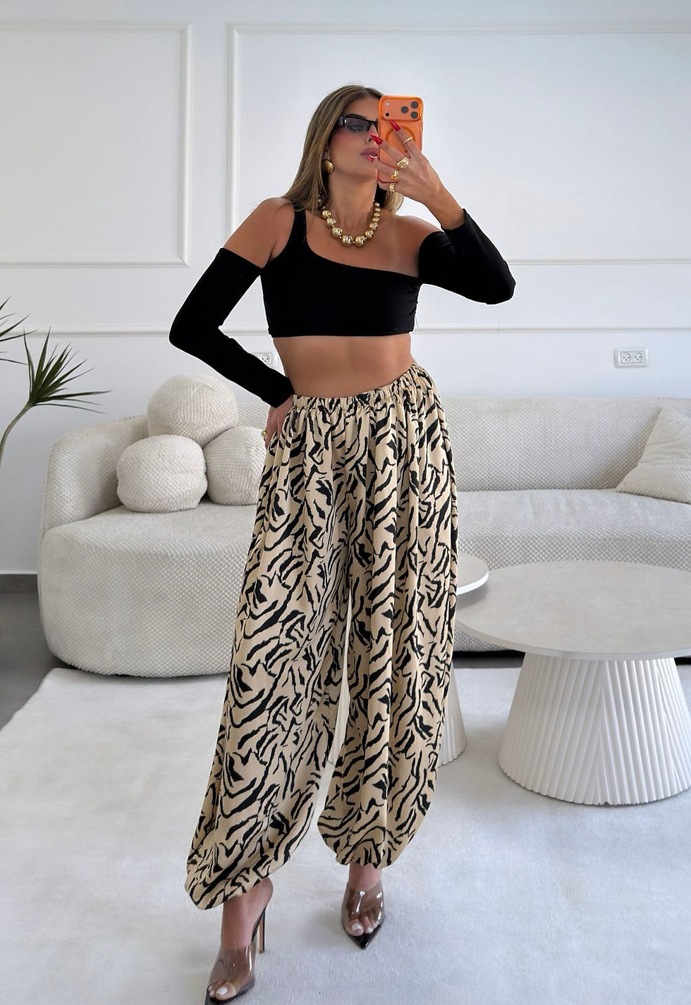 תמונה ממוזערת: מכנסי ליסל פרחוני