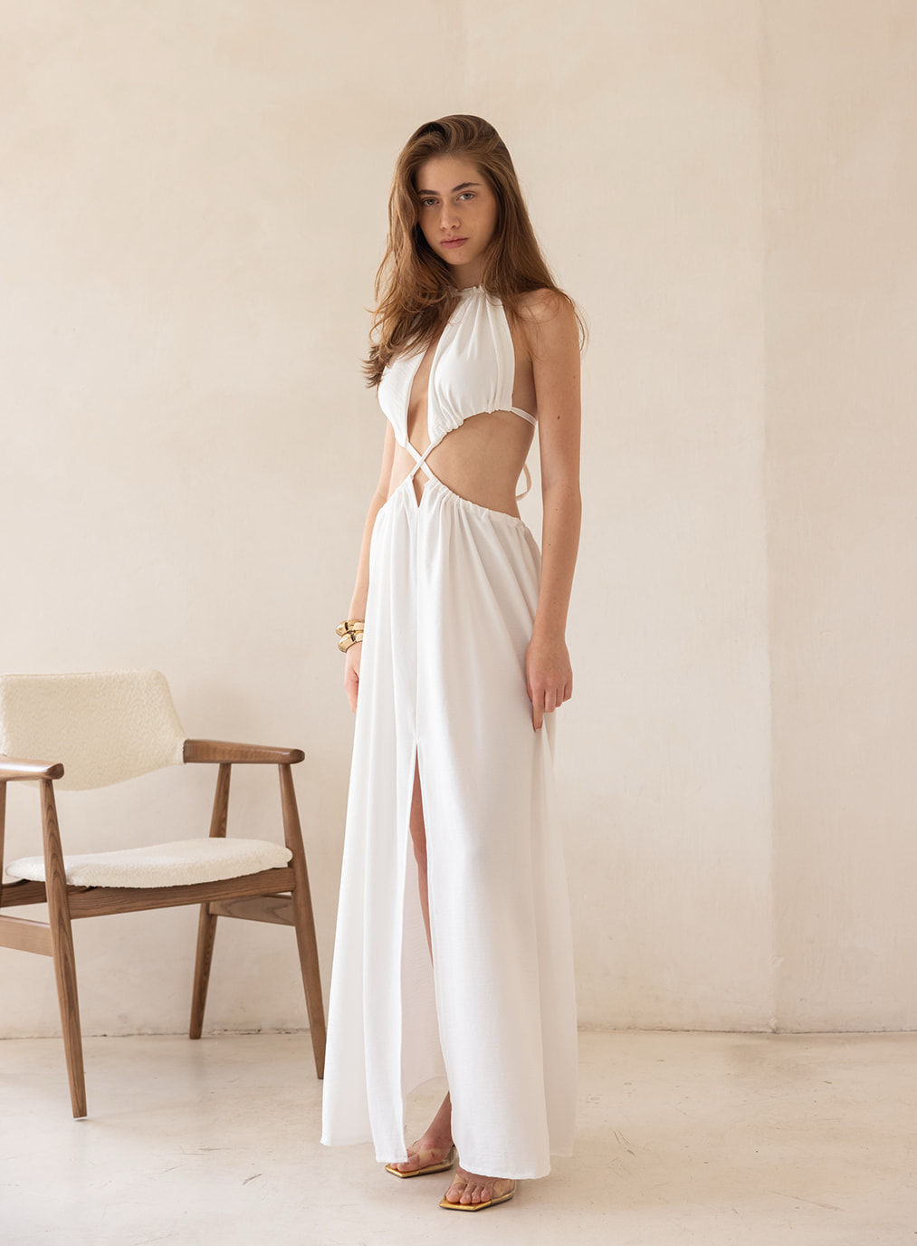 שמלות ערב ארוכות לבנות