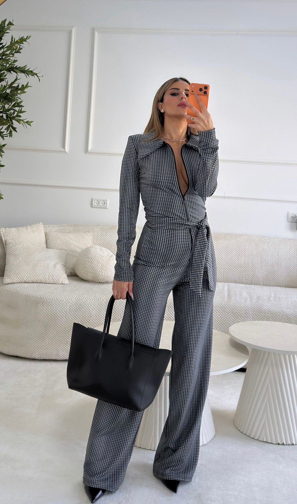 תמונה ממוזערת: אוברול משובץ