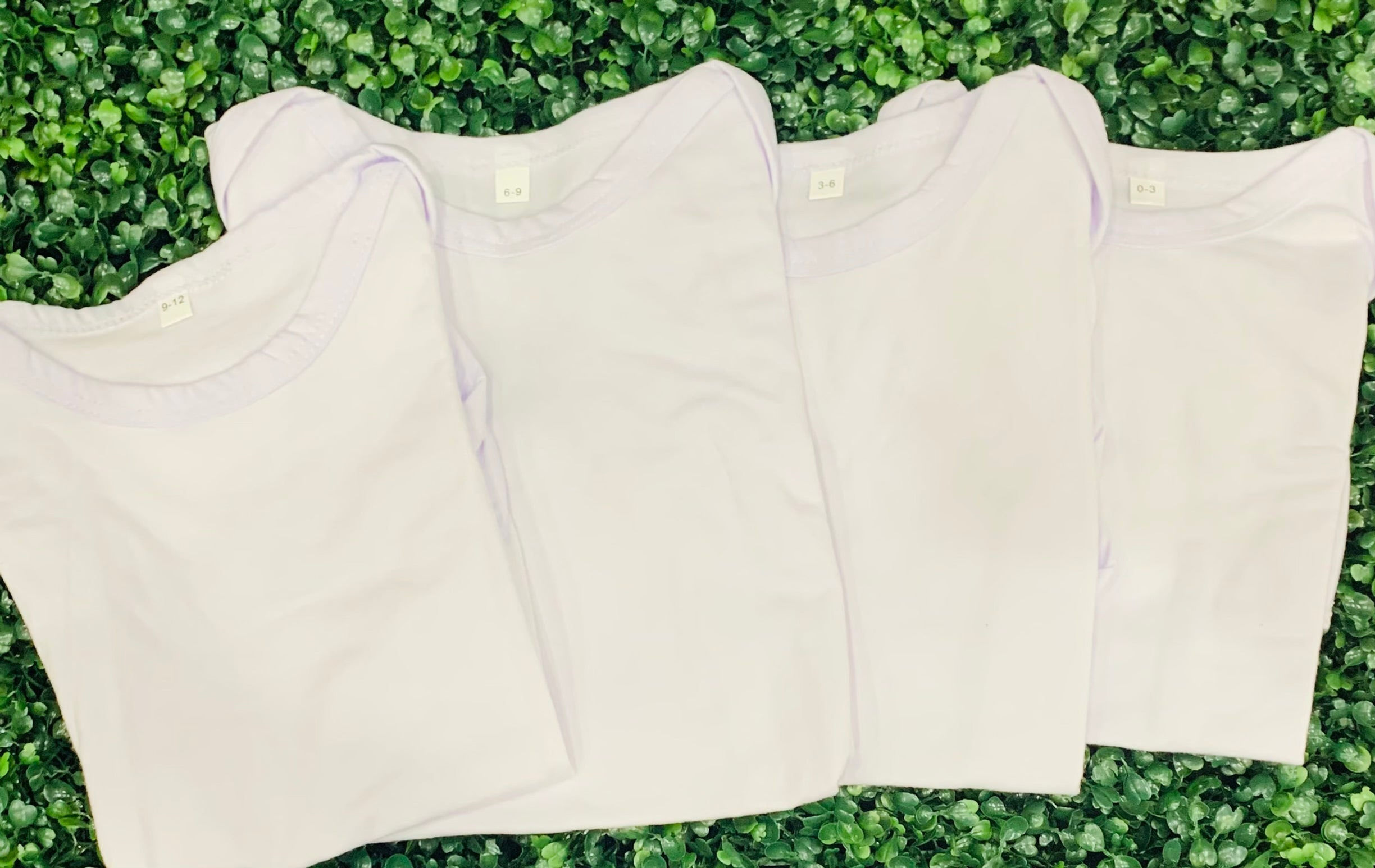 Sublimation Baby Blank Bodysuits White Short Sleeve