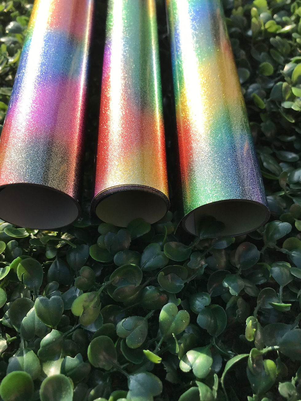 Thumbnail: Rainbow Spots Pearl Flex - HEAT TRANSFER VINYL(HOVPS-105)