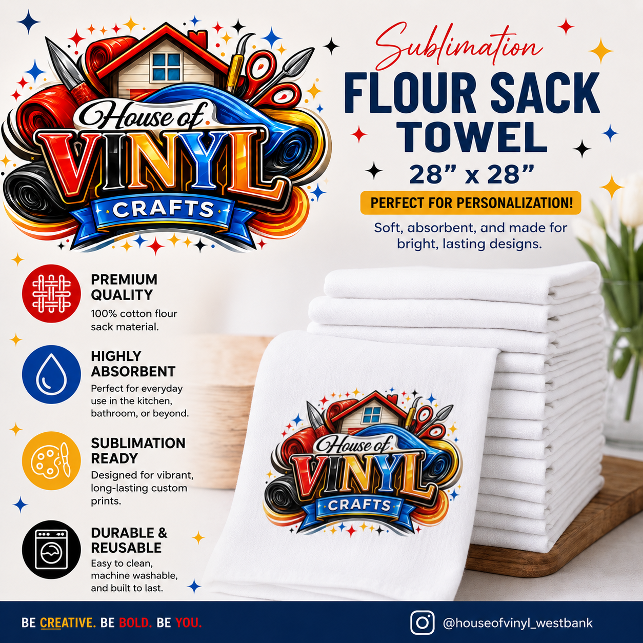 28x28 Flour Sack Towel