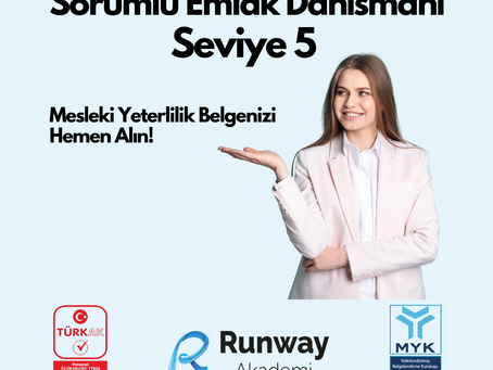 Emlakçılık Belgesi Myk Seviye 5 Sertifikası