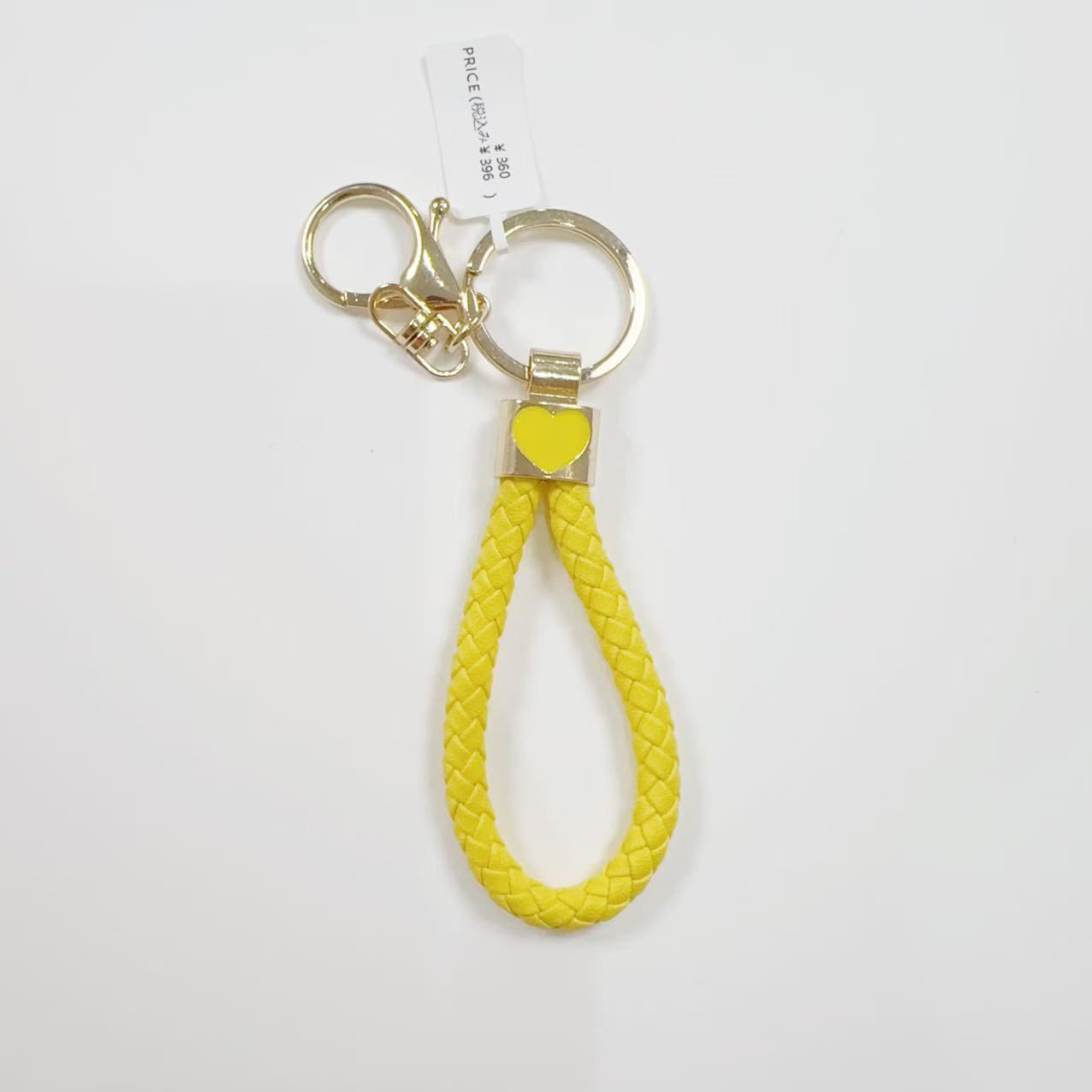 AC004イエローストラップ付きスマホチェーン