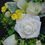 Thumbnail: Spring Faux Floral Door Wreath "The White Roses and tulips"