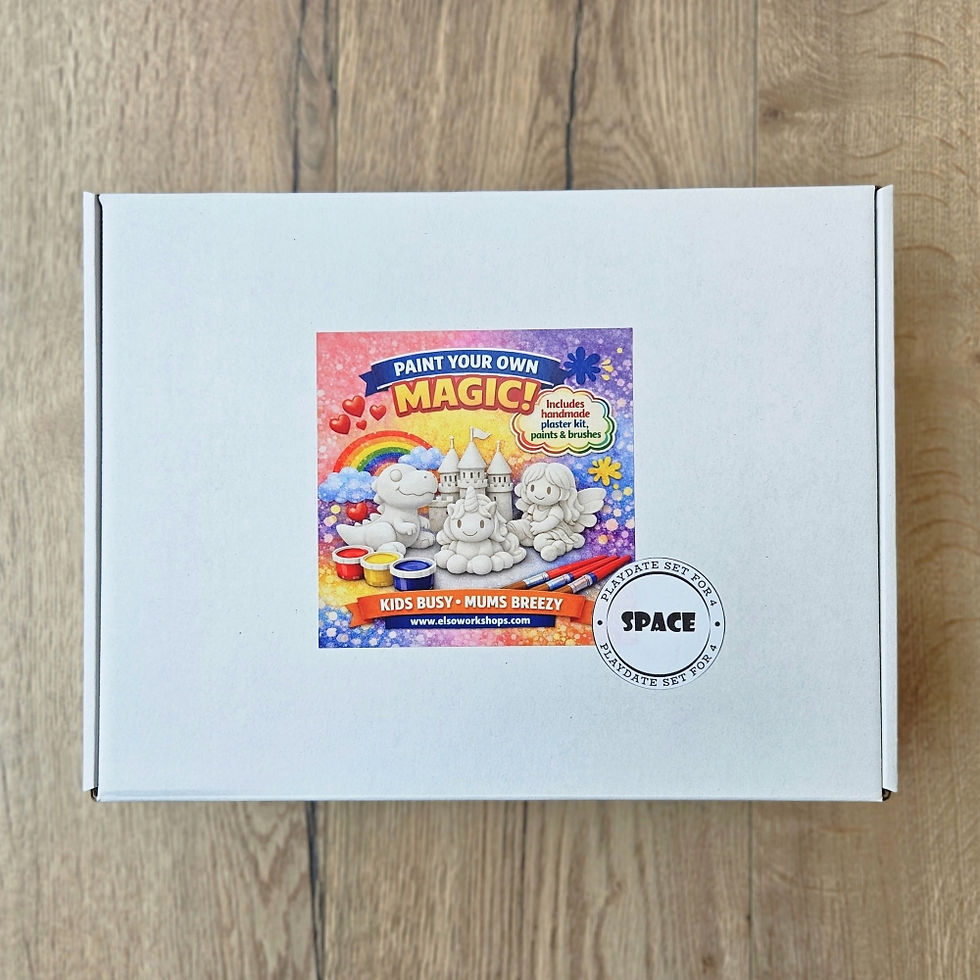 Thumbnail: pace kit closed box with colourful space label on wooden surface