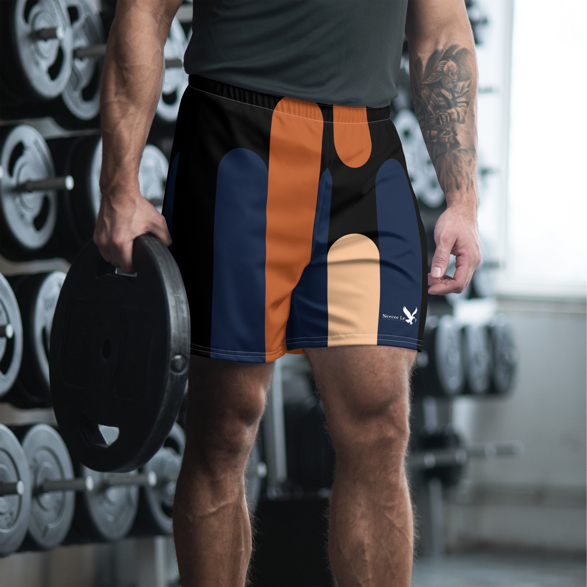 Black Fav Athletic Shorts Men