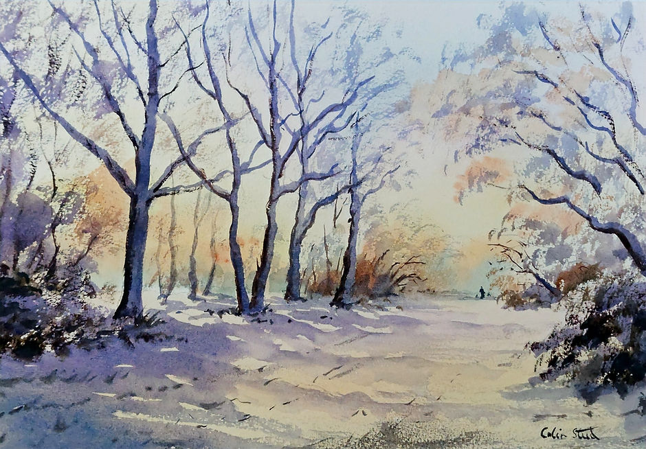 Snow scene.
