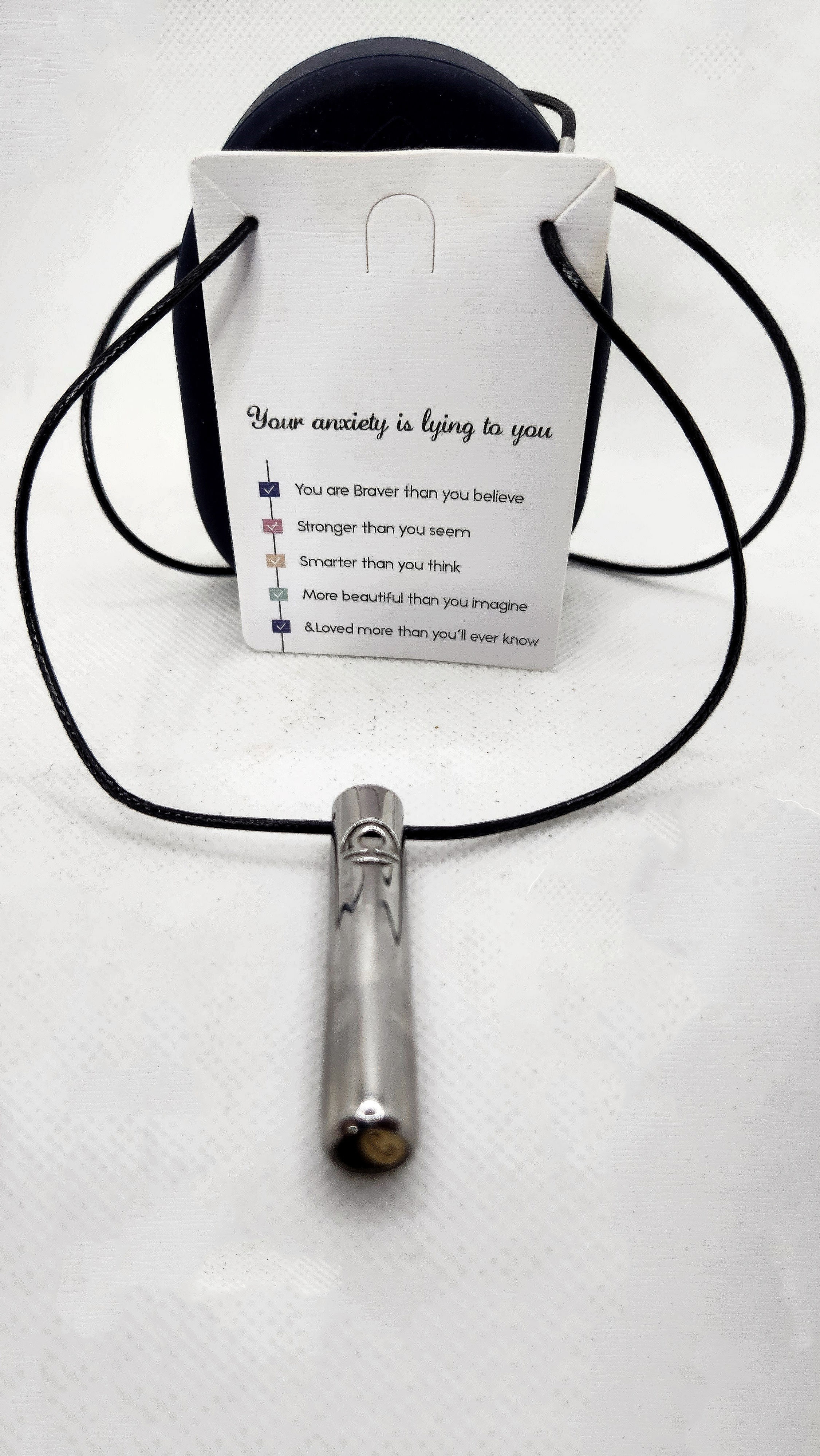 528Hz healing frequency whistle with case and usage guide card – ideal for conscious breathing and sound therapy