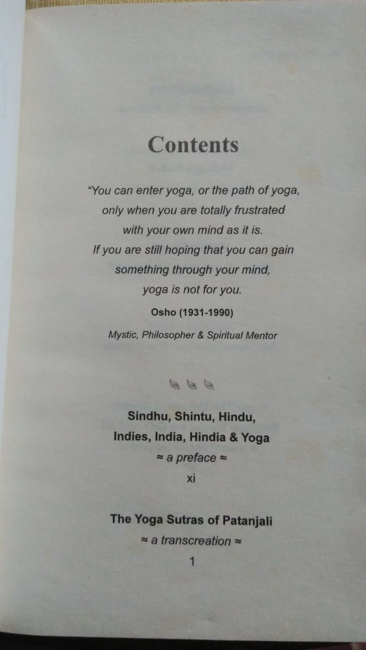 Thumbnail: Live Yoga - the Yoga Sutras of Patanjali for Modern Times