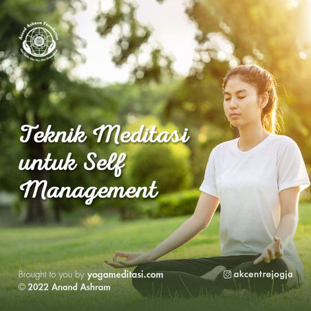Teknik Meditasi untuk Self Management