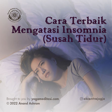 Cara Terbaik Mengatasi Insomnia (Susah Tidur)