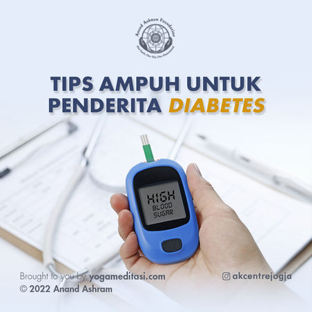 Tips Ampuh untuk Penderita Diabetes